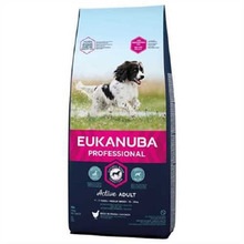 Kuivtoit koertele Eukanuba Adult Medium kanaga, 18 kg