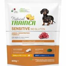 Kuivtoit koertele Natural Trainer Sensitive No Gluten, lambaliha, 0.8 kg