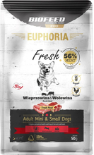 Kuivtoit koertele Biofeed Euphoria Fresh Adult Pork with Beef XS/S, 50 g