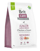 Kuivtoit koertele Brit Care Sustainable Junior Large Breed Chicken & Insect, kanaga, 3 kg