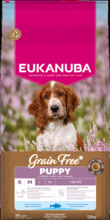 Kuivtoit kutsikatele Eukanuba Puppy Small & Medium Grain Free Ocean Fish, 12 kg