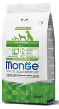 Kuivtoit koertele Monge Speciality Line Adult küülikuliha, riisi ja kartuliga, 12 kg
