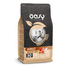 Kuivtoit koertele Oasy Grain Free Adult Medium & Large Lamb, 2,5 kg