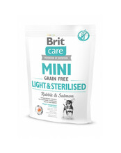 Kuivtoit koertele Brit Care Mini Light & Sterilised, 400 g
