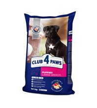Kuivtoit suurte tõugude kutsikatele Club 4 Paws Premium kanaga, 14 kg