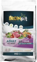 Kuivtoit koertele Ironpet Lamb All Breed Adult, 12 kg