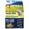 Kuivtoit koertele Ontario Senior Mini lambaliha ja riisiga, 2,25 kg
