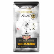 Kuivtoit koertele Biofeed Euphoria Fresh Meat Adult Mini & Small kalkuniga Monoprotein, 2 kg