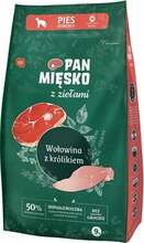 Kuivtoit koertele Pan Miesko Herbs with Beef & Rabbit, veiseliha/küülikuliha, 9 kg