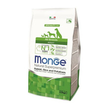 Kuivtoit koertele Monge Speciality Line Adult küüliku, riisi ja kartuliga, 2,5 kg