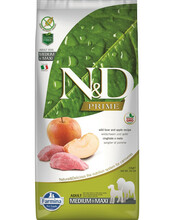 Kuivtoit koertele Farmina N&D Prime Wild Boar & Apple Adult Medium & Maxi, 12 kg