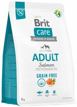 Kuivtoit koertele Brit Care Adult Grain-free Salmon, 3 kg