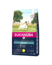 Kuivtoit väikest tõugu täiskasvanud koertele Eukanuba Adult Small Breeds kanaga, 3 kg