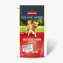Kuivtoit koertele Animonda Gran Carno Senior linnuliha ja veiselihaga, 4 kg