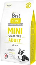 Kuivtoit väikest tõugu täiskasvanud koertele Brit Care Mini Adult Lamb, 2 kg