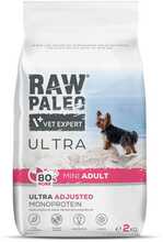 Kuivtoit koertele RAW PALEO Ultra Pork Mini Adult sealiha, 2 kg