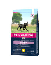 Kuivtoit kutsikatele Eukanuba Puppy Large Breeds, kanaliha, 3 kg