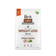 Kuivtoit koertele Brit Care Hypoallergenic Weight Loss Rabbit, jäneselihaga, 3 kg