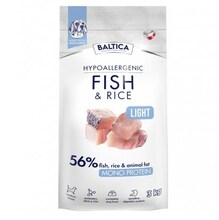 Hipoallergeenne kuivtoit koertele Baltica Nutraceutic Hypoallergenic Fish & Rice Light M, 3 kg