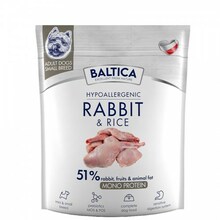 Kuivtoit koertele Baltica Nutraceutic Hypoallergenic Rabbit and Rice XS/S, 1 kg