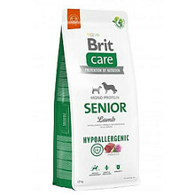 Kuivtoit koertele Brit Care Hypoallergenic Senior Lamb & Rice, lambaliha ja riisiga, 12 kg