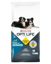 Kuivtoit koertele Versele-Laga Opti Life Senior Medium & Maxi kanaga, 12,5 kg