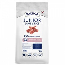 Kuivtoit koertele Baltica Nutraceutic Hypoallergenic Junior Lamb & Rice L/XL, 12 kg