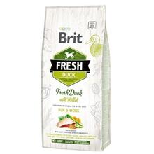 Kuivtoit koertele Brit Fresh Duck with Millet Active Run&Work, pardiga, 12 kg