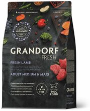 Kuivtoit koertele Grandorf Fresh lambalihaga, 3 kg