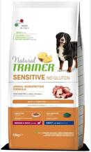 Kuivtoit koertele Natural Trainer Sensitive Adult Medium/Maxi pardiga, 12 kg