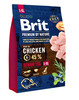 Kuivtoit koertele Brit Premium By Nature Senior L/XL kanaga, 3 kg
