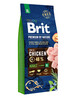 Kuivtoit koertele Brit Premium By Nature Adult XL kanaga, 15 kg