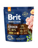 Kuivtoit koertele Brit Premium By Nature Junior Medium M kanaga, 1 kg