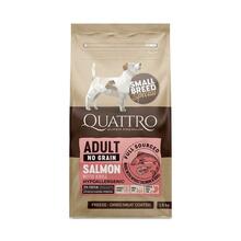 Kuivtoit koertele Quattro Small Breed Adult lõhe ja krilliga, 7 kg