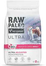 Kuivtoit koertele RAW PALEO Ultra Pork Medium & Large Adult sealiha, 2 kg