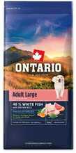Kuivtoit koertele Ontario Adult Large Fish & Brown Rice, 12 kg