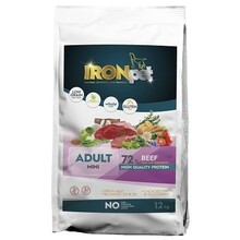Kuivtoit koertele Ironpet Beef Mini Adult veiselihaga, 12 kg