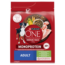 Kuivtoit koertele Purina One Adult Medium/Maxi Monoprotein Turkey, 2,5 kg