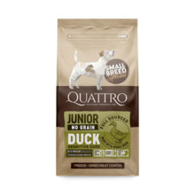 Kuivtoit kutsikatele Quattro Small Breed Junior pardiga, 7 kg