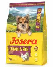 Kuivtoit koertele Josera Mini Senior Chicken and Rice, 3 kg