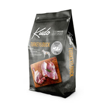 Kuivtoit koertele KUDO Turkey & Duck Senior Light, 12 kg