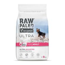 Kuivtoit koertele RAW PALEO Ultra Pork Mini Adult sealiha, 8 kg