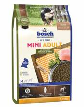 Kuivtoit koertele Bosch Mini Adult linnuliha ja hirsiga, 3 kg