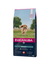 Kuivtoit koertele Eukanuba Adult Small/Medium Breeds lõhe ja odraga, 12 kg