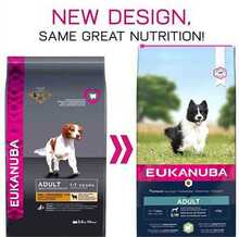 Kuivtoit koertele Eukanuba Small/Medium Breed Adult lambaliha ja riisiga, 12 kg