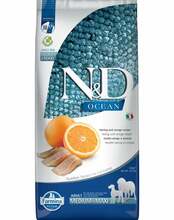 Kuivtoit koertele Farmina N&D Ocean Adult Medium & Maxi Herring & Orange, 12 kg