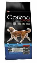 Kuivtoit koertele Optima Nova Puppy Large kanaga ja riisiga, 12 kg