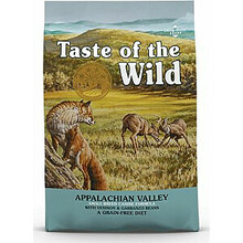 Kuivtoit väikest tõugu koertele Taste of the Wild Appalachian Valley hirvelihaga, 12,2 kg