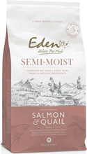 Poolniiske koeratoit Eden Semi-Moist Salmon & Quail, 10 kg