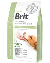 Kuivtoit koertele Brit Veterinary Diets Diabetes kalkuniga, 2 kg